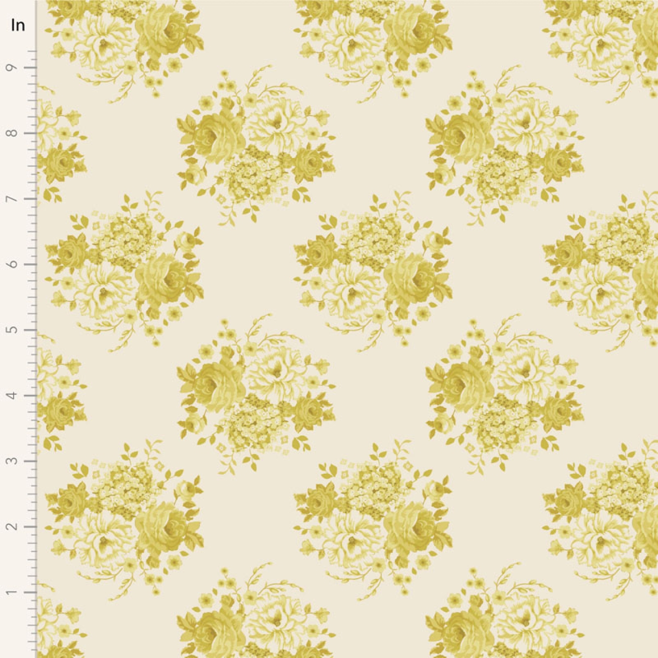 Tilda Patchwork Stoff Baumwolle - Sunday Brunch - Mia Sour Yellow